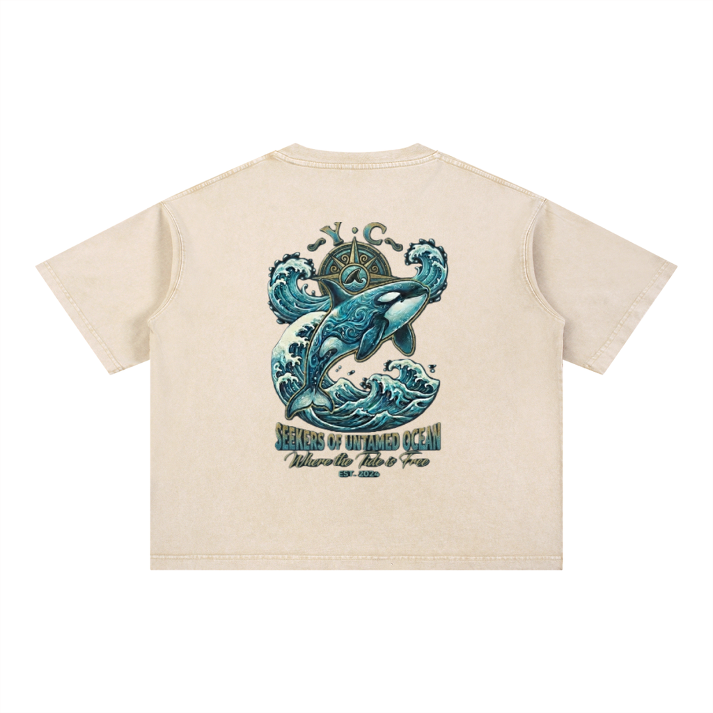 yc "The Apex" Mineral Wash Boxy Tee