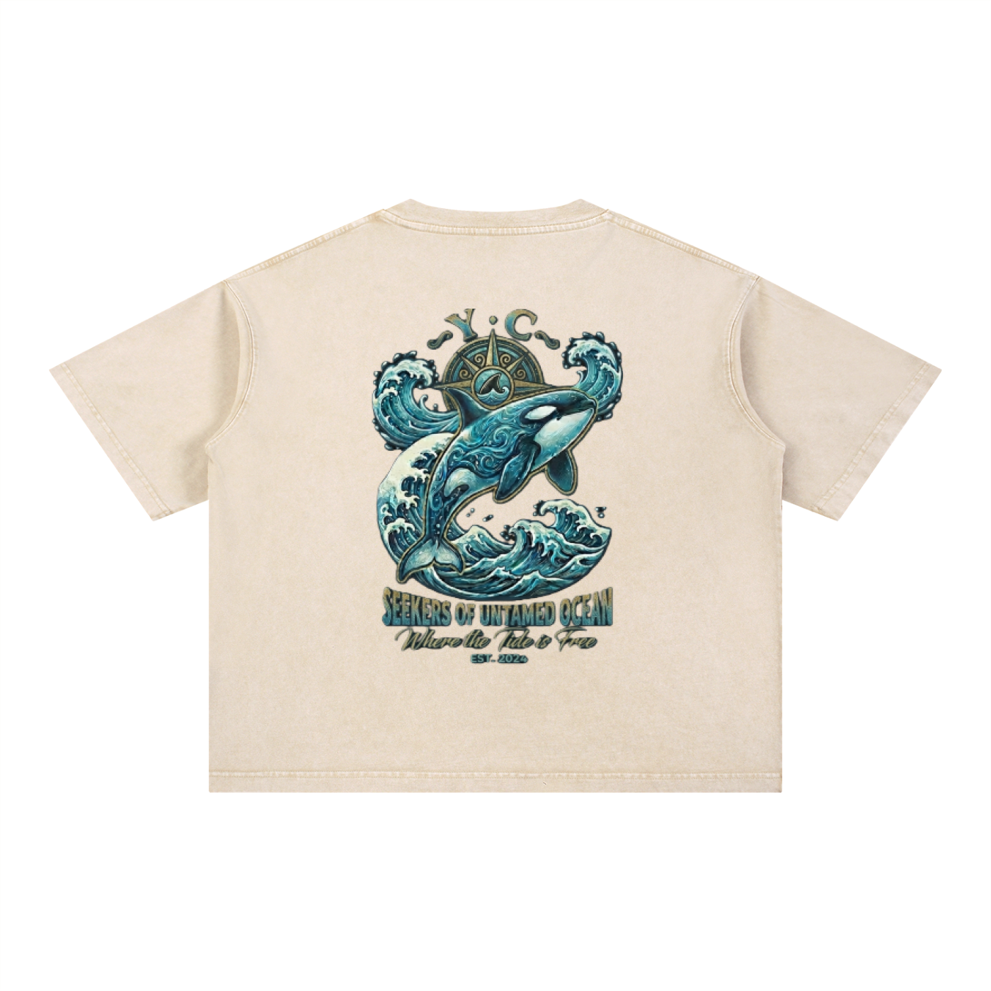 yc "The Apex" Mineral Wash Boxy Tee