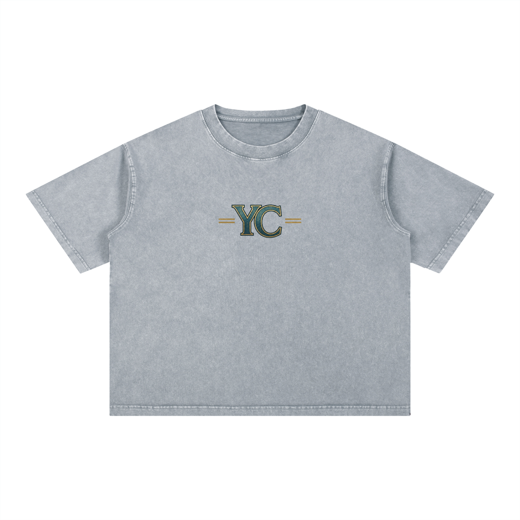 yc "The Apex" Mineral Wash Boxy Tee