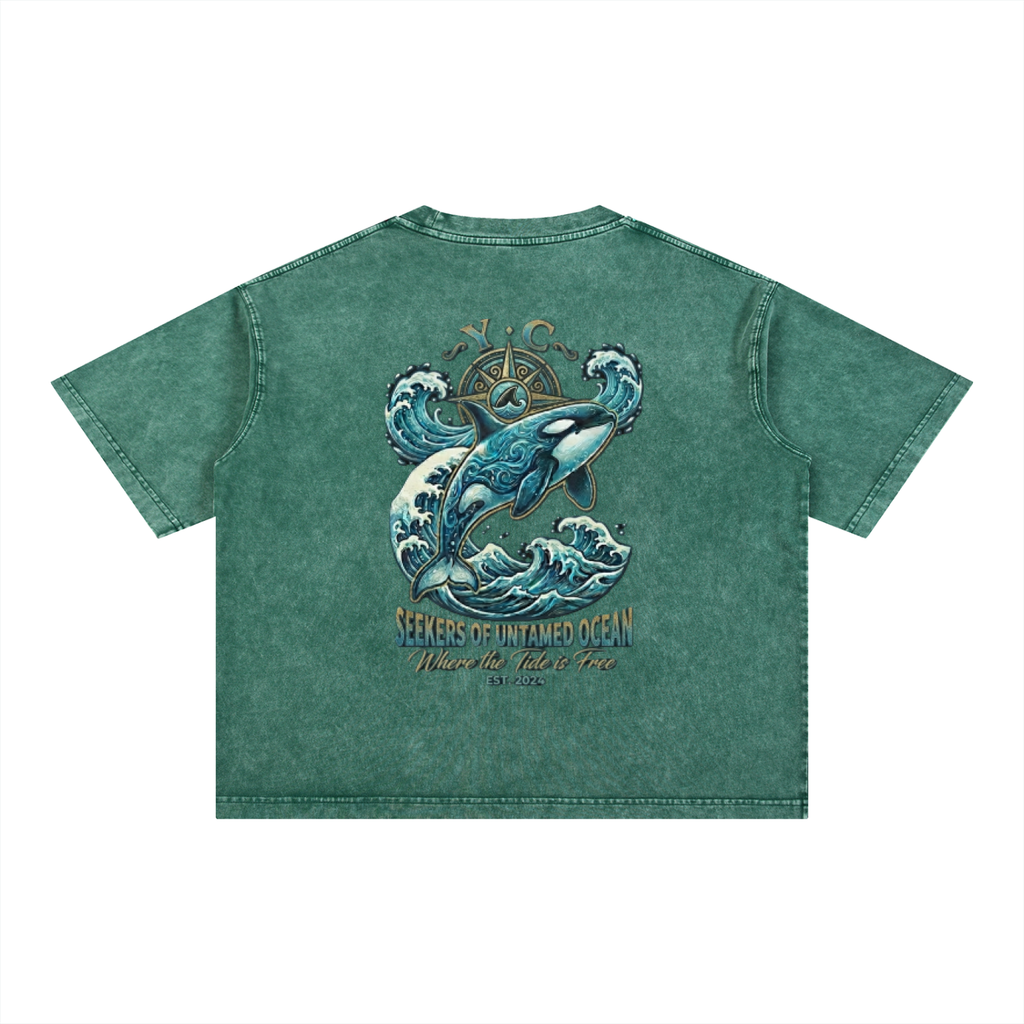 yc "The Apex" Mineral Wash Boxy Tee